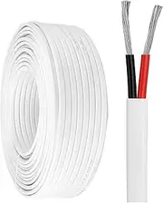 10 Gauge 2 Conductor Wire, 10 AWG Wire Stranded PVC Tinned Copper Wire for LED Light Strips, Marine, Speakers, Appliances(60ft)