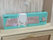 Logitech Wireless Keyboard And Mouse Combo (920-011890) PINK/ROSE Brand