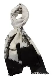 Birdy On A Branch Merino Wool Scarf--JJ-HS60