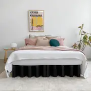 Yona Fold Out Cardboard Bed Base Frame - Black Queen