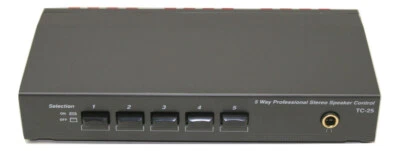 Technolink TC-25 5-Way Stereo Speaker Selector