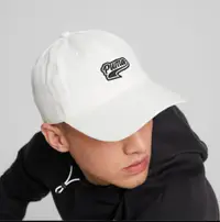 在飛比找PChome24h購物優惠-PUMA 帽子 棒球帽 基本系列 SCRIPT 白 電繡 休