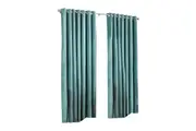 Riva Home Wellesley Ringtop Curtains (Duck Egg) (90x90 (229x229cm))