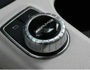 AMG Multimedia Control Badge Alloy Sticker for Benz A B C E CLA GLA GLE CLASS