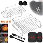 8Pcs Silicone Air Fryer Accessories Compatible for Tefal Easy Fry 5.2L/3.1L Set