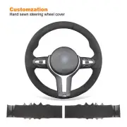 Hand-sewn Alcantara Steering Wheel Cover for BMW F30 F34 F22 F23 F32 F33 F36 F10