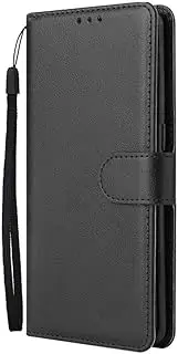 Original Flip Leather Case for Samsung Galaxy A74 A24 A54 A34 A04E A14 A22E A03 A23 A73 A53 A33 A03S A13 A82 Phone Cover,Black, for Samsung A14 5G