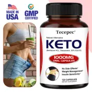 Keto BHB Capsules 1000MG - Fat Burner Weight Loss Supplement For Men Women