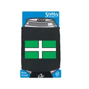 Devon Flag - Funny Novelty Stubby Holder With Base