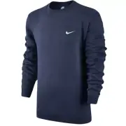 Nike Logo Crewneck Navy Blue Sweater