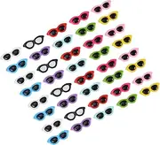 Tofficu 40Pcs Mini Flatback Sunglasses Charms Resin Jewelry Accessories for DIY Phone Case Scrapbooking and Craft Projects for Handmade and Embellishments