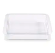 Placon Fresh n Clear GoCubes 10oz Clear Base, 6" L x 6" W x 1.2" H| 300/Case