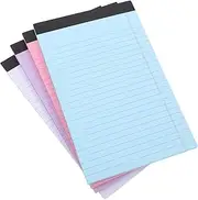 Ipetboom 4 Pack Small Legal Pads Lined Paper Memo Pads Tearaway Sheets Notebooks for School Office