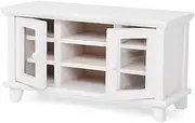 Odoria 1/12 Scale Dolls House Miniature TV Cabinet Dollhouse Furniture Accessories, White