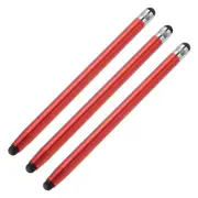 3pcs Stylus Pens for Touch Screens Capacitive Stylus Pen, Red