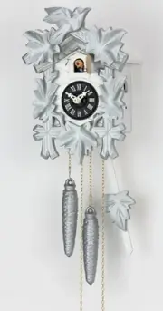 Modern cuckoo clock 1 day running time KA 1606 silber NEW