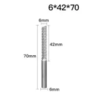 3.175/4/6mm Carbide Tungsten Milling Cutter CNC Router Bits Engraving End Mill