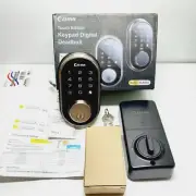 Digital Deadbolt Keypad Door Lock GeeAnn Model GA001 Touchscreen Satin Nickel