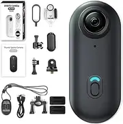 Gosnap - Go Snap Camera, Nexo25 Camera, HD 1080P/4K Pocket Action Cam, 360°Pocket Portable Magnet Hands-Free Wearable, for Work, Travel, Pet Walking (4K Black)