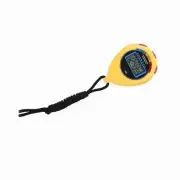 (Yellow) Sports Timer Multifunctional Electronic Stopwatch For Racing GD