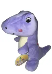 HUG FUN 10 Inch Purple Super Soft Plush Stuffed Dinosaur Toy NWT