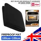 BBQ Grill Mat Fireproof Mat Fire Pit Mat for Decking Camp Flame Retardant Mat