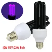 1/3PCS 40W 110V/220V Blacklight Low Energy UV Light Screw Ultraviolet Lamp 395NM