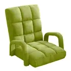 SOGA Foldable Lounge Cushion Adjustable Floor Lazy Recliner Chair with Armrest Y