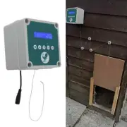 Automatic Chicken Coop Door Controller HD LED Display Electric Poultry House