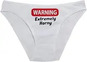 [Ebsem] Warning Extremely Horny Sexy Hipster Bikini Women's Funny Underwear Panties Briefs Lingerie
