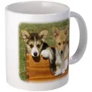 11oz mug Welsh Corgi (Pembroke) - Printed Ceramic Coffee Tea Cup Gift