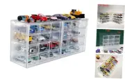 Inout Hot Wheels Display Case,1/64 Wall Display Case Compatible Hot