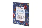 IS GIFT Illustrated 3D Puzzle Colouring Book - Pirates Kids Craft Activity
