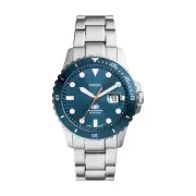 Fossil Fossil Blue Dive Three-Hand Date Stainless Steel Watch FS6050