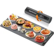 Food Warming Mat with Graphene Technology - Extra Large Electric Warming Tray...