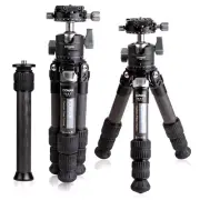 Portable Tripod Stand Carbon Fiber Tripod + Ball Head for Canon Nikon Cameras