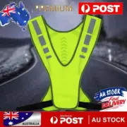 Reflective Running Vests Adjustable Security Reflective Vest for Night Running