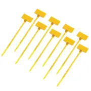 250pcs Marker Cable Zip Ties, 4 Inch Self-Locking Labels Zip Tie Wraps,Yellow