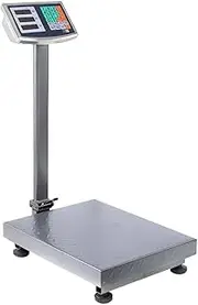 Electronic Digital Platform Scales Commercial Postal Shop Scale Weight 300 Kg Capacity (300 Kg Capacity)