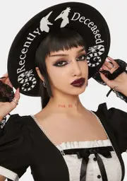 [Dearly Departed Hat Co.] Beetle Breakfast Wide Brim Hat