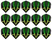 5 New Sets Harrows Fusion Standard Dart Flights - Ships w/ Tracking - Yellow