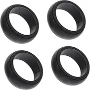 4pcs Sports Ring Gym Exercising Rings Wedding Ring Protector Exercising Supplies Body Build Rings Silicone Bands Softer Silicone Rings Silicone Exercising Finger Rings