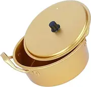 SECFOU Small Aluminum Pot Reusable Noodles Pot Instant Ramen Cooking Utensils Kitchen Noodle Seafood Instant