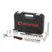 26-Pcs Metric Mechanics Tool Set, 3/8" Drive Sockets (6-24mm) Hard Case Included