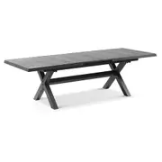 Portland Extension Outdoor Aluminium Ceramic Extendable Dining Table - Outdoor Aluminium Tables