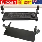 Underdesk Keyboard Tray Drawer Pull Out Office Table Computer Under Desk Shelf