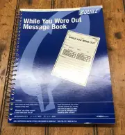 Vintage Quill "While You were Out" Message Book Spiral Bound #7-45414