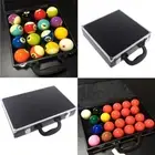 Portable PU Snooker Balls Carrying Case Pool Billiard Collection Accessories