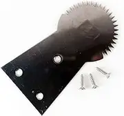 Coconut Scraper Shredder Thai Teeth Tool Stainless Steel Grater Kitchen with 3 Screws