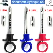 Dentist Syringe Auto Passive Pink Blue Injection of an Anesthetic 1.8Ml & 2.2ML